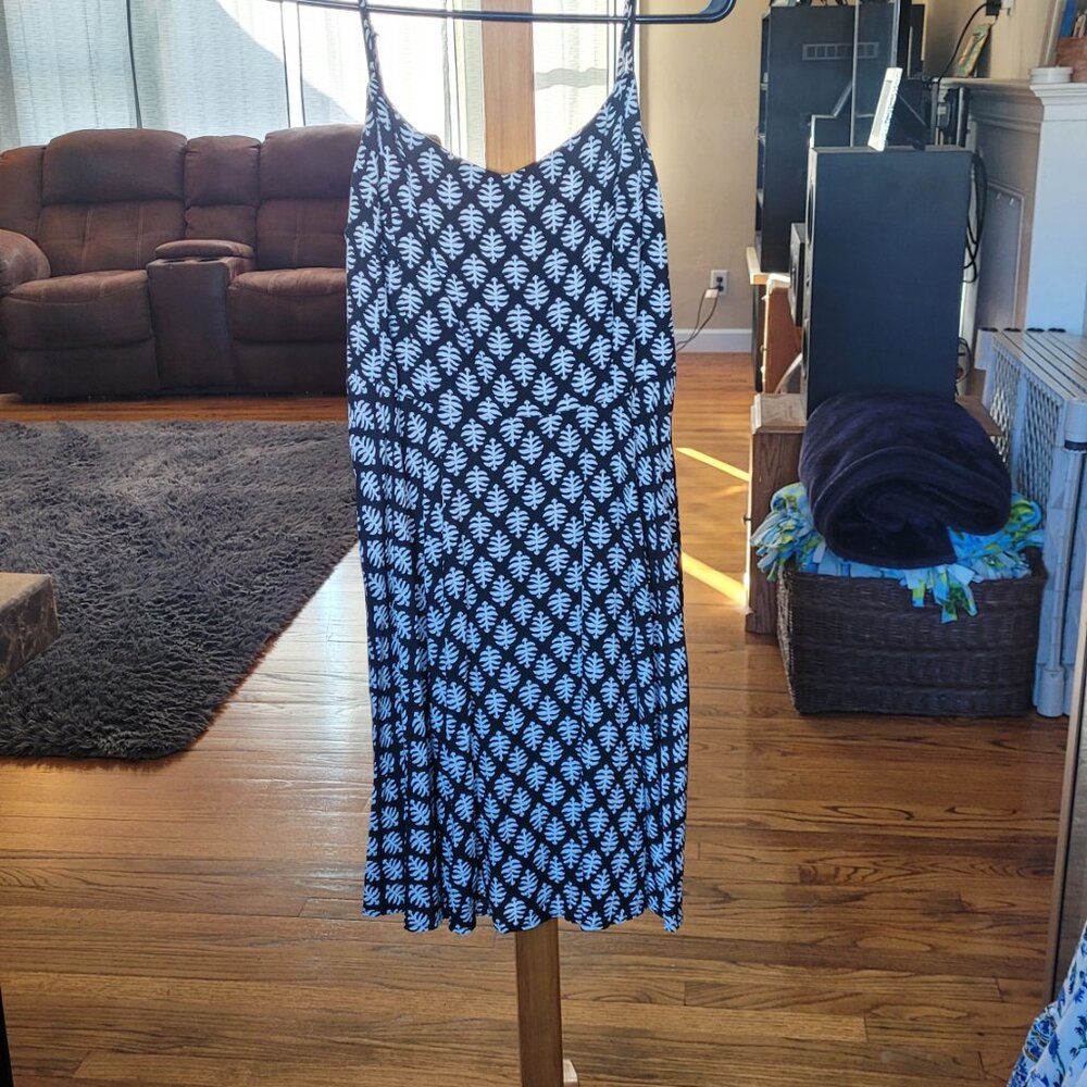 Old Navy Leaf Print Cami Dress